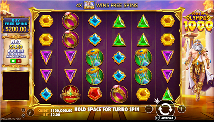 Gates of Olympus 1000 Spielansicht 3